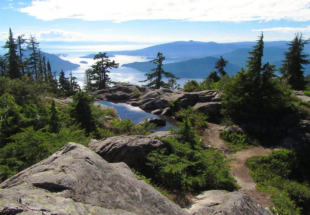 View-of-howe-sound-with-trees-and-rocks-in-foreground