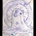 drawing-of-dolphin-and-hummingbird-with-mandala-ocean