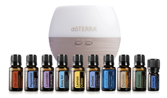 DoTERRA Essential Oils and Petal Diffuser