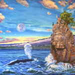 grey-whale-and-rock-in-ocean-painting-moon