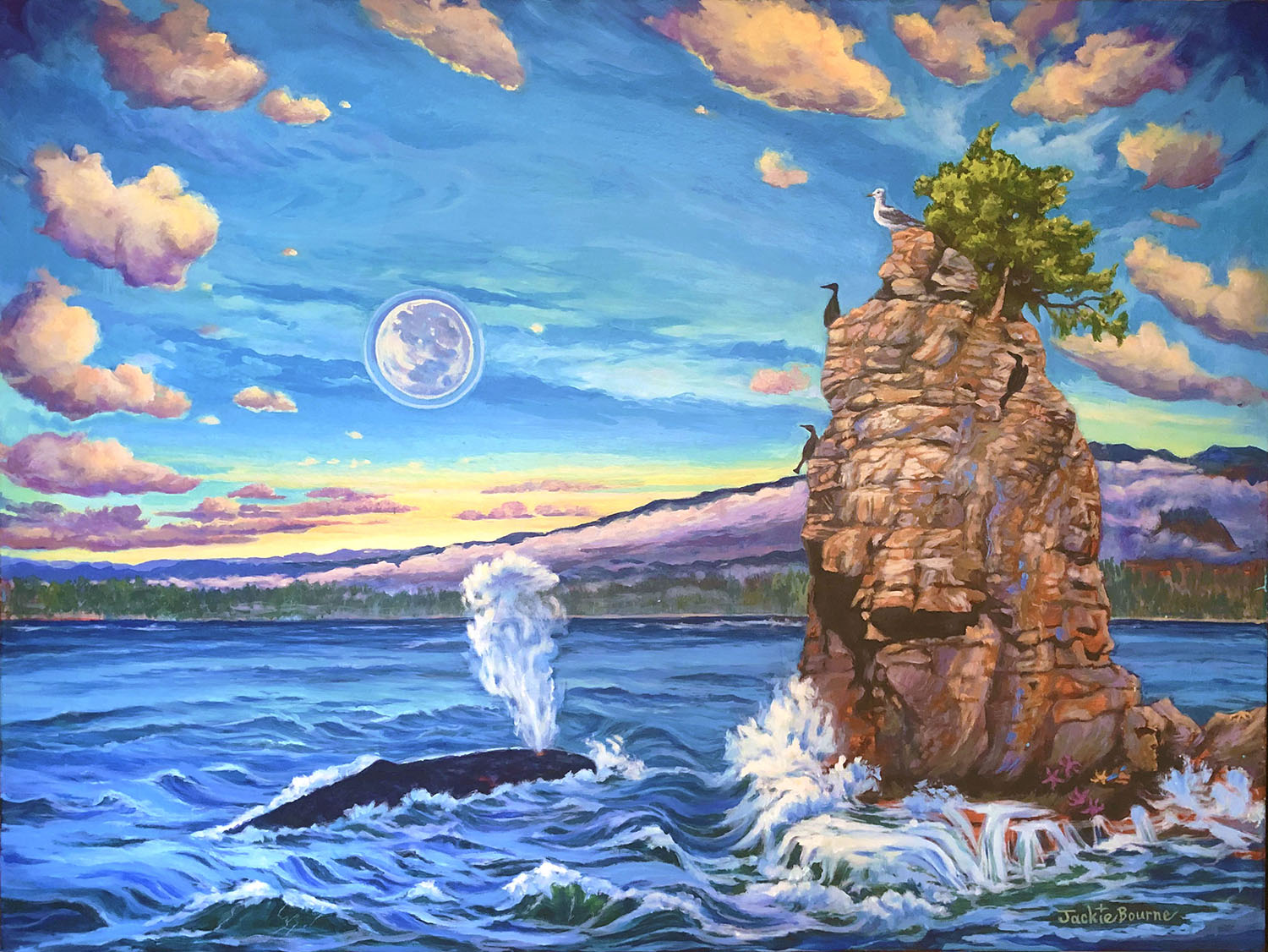 grey-whale-and-rock-in-ocean-painting-moon